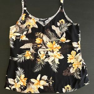 WHBM WHite House Black Market reversible Dual Woven Camisole